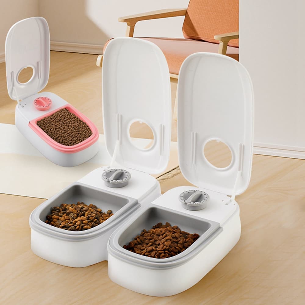 Comedero con Temporizador Mecánico para Gatos